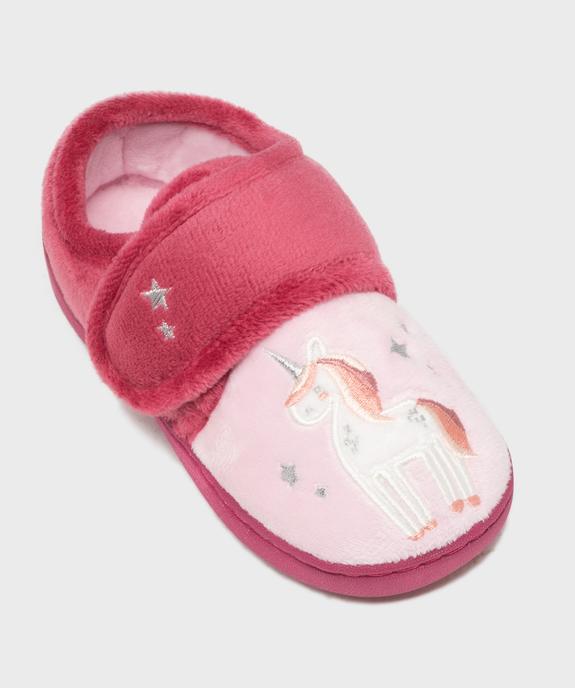 Chaussons à scratch licorne fille vue6 - GEMO (ENFANT) - GEMO