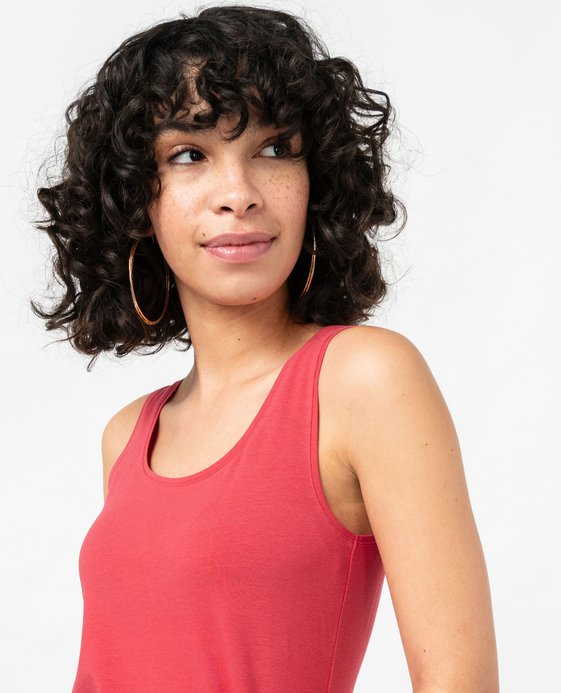 Débardeur à col rond femme vue2 - GEMO 4G FEMME - GEMO