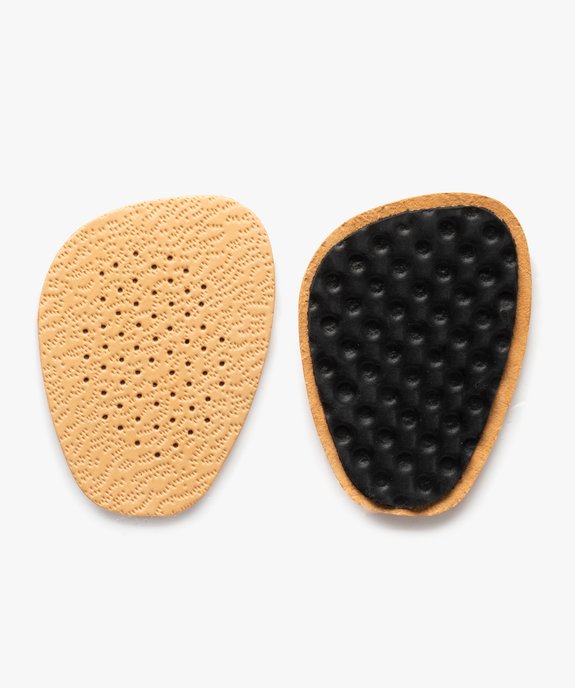 Semelles femme anti-échauffement en cuir et en latex vue1 - GEMO(ENTRETIEN) - GEMO
