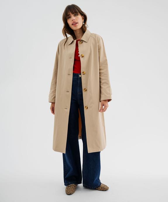 Trench droit femme - LuluCastagnette vue3 - LULUCASTAGNETTE - GEMO