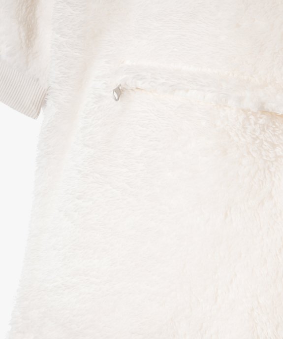Hoodie en maille peluche enfant vue2 - GEMO (ENFANT) - GEMO