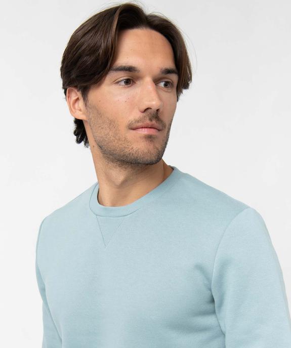 Sweat avec intérieur molletonné homme vue4 - GEMO 4G HOMME - GEMO