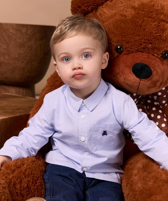 Chemise à carreaux bébé garçon - LuluCastagnette vue1 - LULUCASTAGNETTE - GEMO