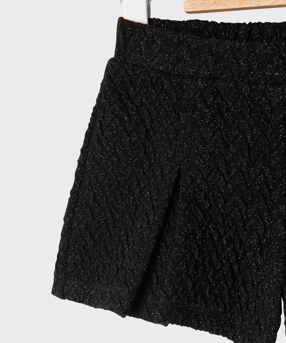 Short pailleté à relief bébé fille vue2 - GEMO(BEBE DEBT) - GEMO