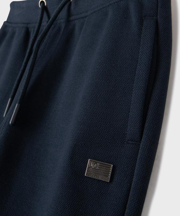 Pantalon de jogging en maille piquée garçon - LuluCastagnette vue2 - LULUCASTAGNETTE - GEMO