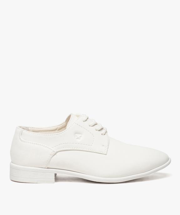 Derbies garçon unies à lacets vue1 - GEMO (ENFANT) - GEMO