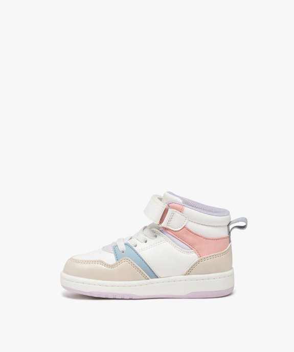 Baskets mid-cut motif géométriques bébé fille vue4 - LOVELY WINGS GEMO FOR GOOD - GEMO
