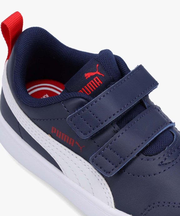 Baskets garçon bicolores à scratch – Puma Courtflex vue6 - PUMA - GEMO