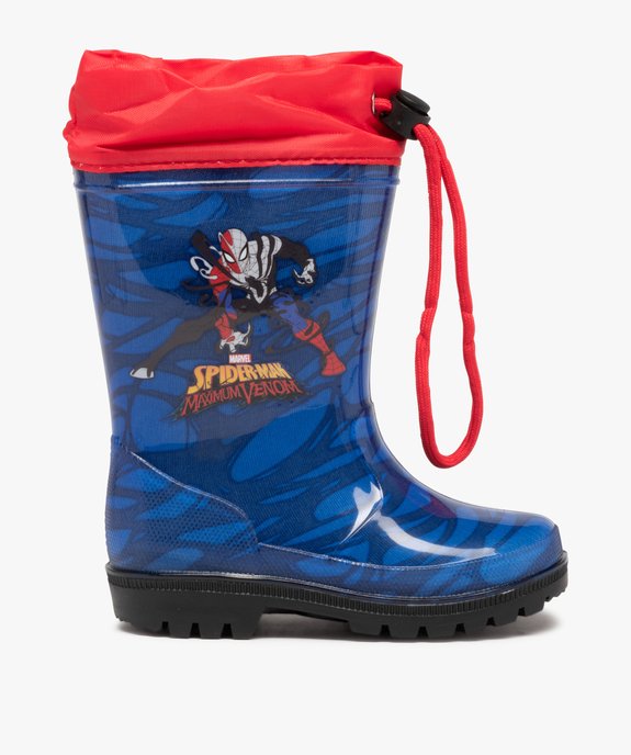 Bottes de pluie garçon à col ajustable – Spider-Man vue1 - SPIDERMAN - GEMO