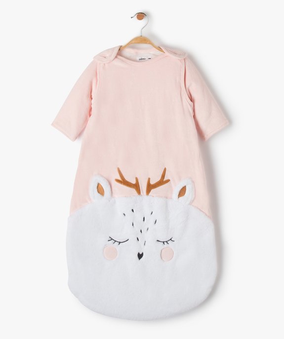 Gigoteuse bébé à manches amovibles avec motif peluche vue1 - GEMO(BB COUCHE) - GEMO