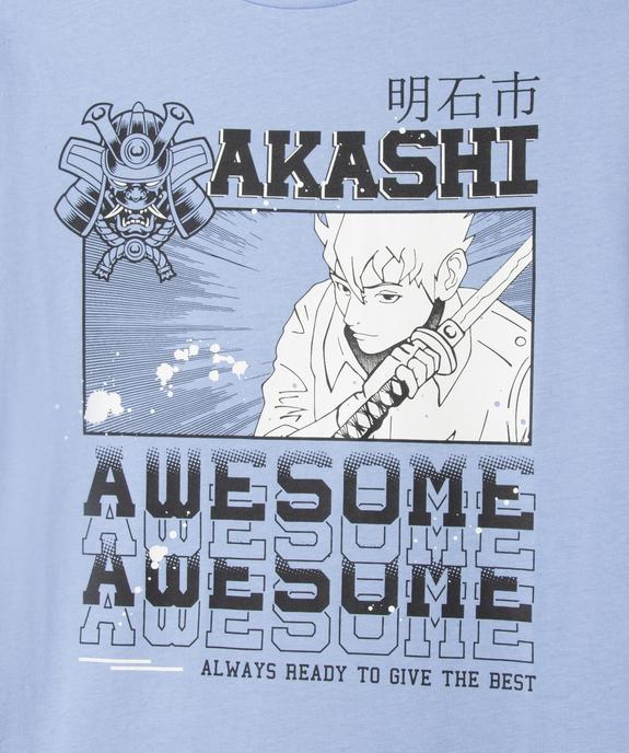 Tee-shirt à manches courtes avec motifs garçon vue2 - GEMO 4G GARCON - GEMO