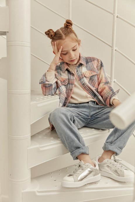 Look veste, pull, jean et chaussures pour fille  - GEMO