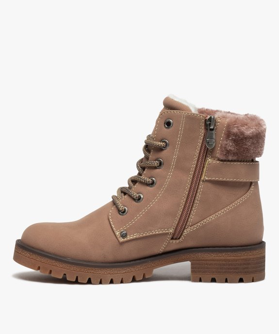Boots fourrées femme à semelle crantée – Tom Tailor vue3 - TOM TAILOR - GEMO