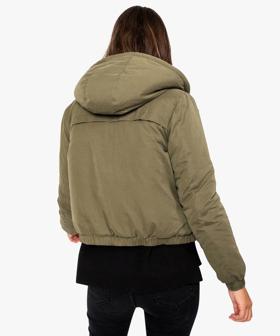 Blouson femme à capuche   vue3 - FOLLOW ME - GEMO