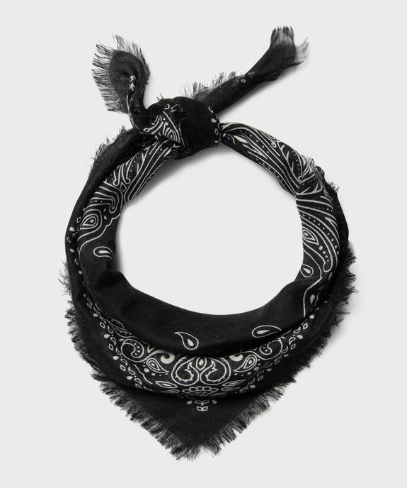 Foulard à motif cachemire avec franges femme vue1 - GEMO (ACCESS) - GEMO