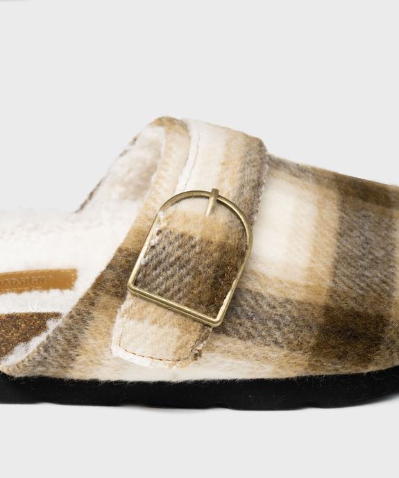 Chaussons sabots doublés sherpa femme - Roadsign vue6 - ROADSIGN - GEMO