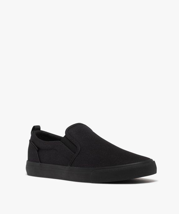 Baskets en toile à enfiler style slippers homme - Urban Steps vue2 - URBAN STEPS - GEMO