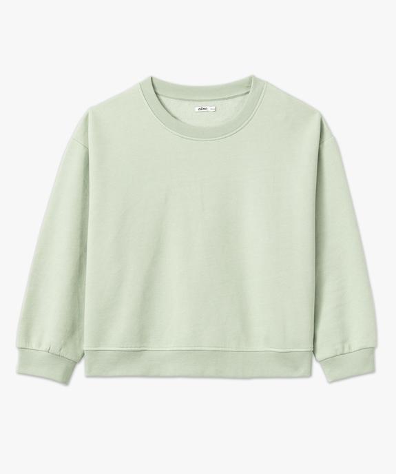 Sweat loose en molleton doux femme grande taille vue4 - GEMO (G TAILLE) - GEMO