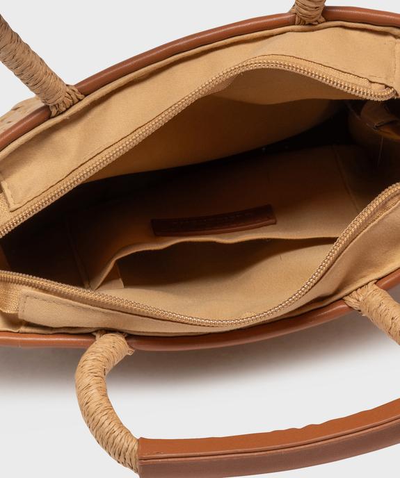 Sac à main en paille de papier fille - LuluCastagnette vue3 - LULU CASTAGNETT - GEMO