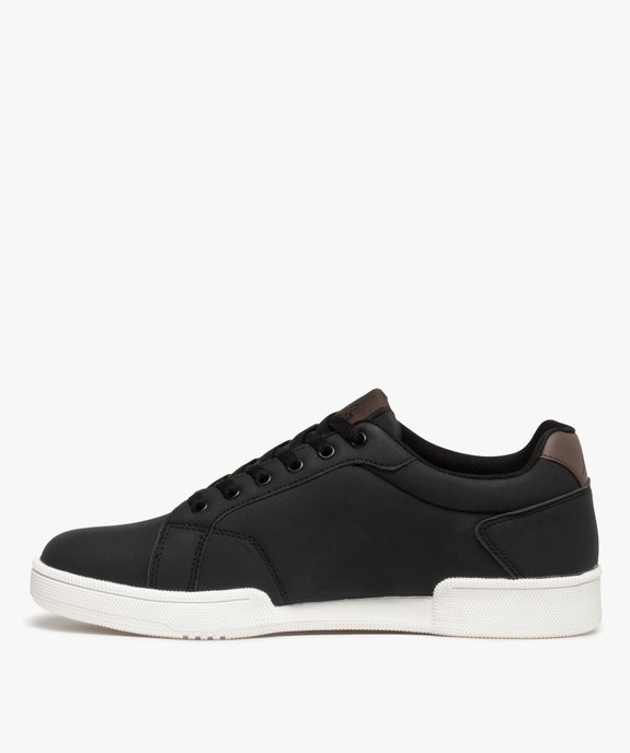Baskets homme unies à lacets – Kappa vue3 - KAPPA - GEMO