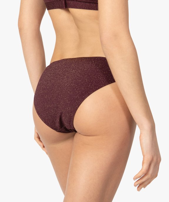 Bas de maillot de bain femme pailleté vue2 - GEMO (PLAGE) - GEMO