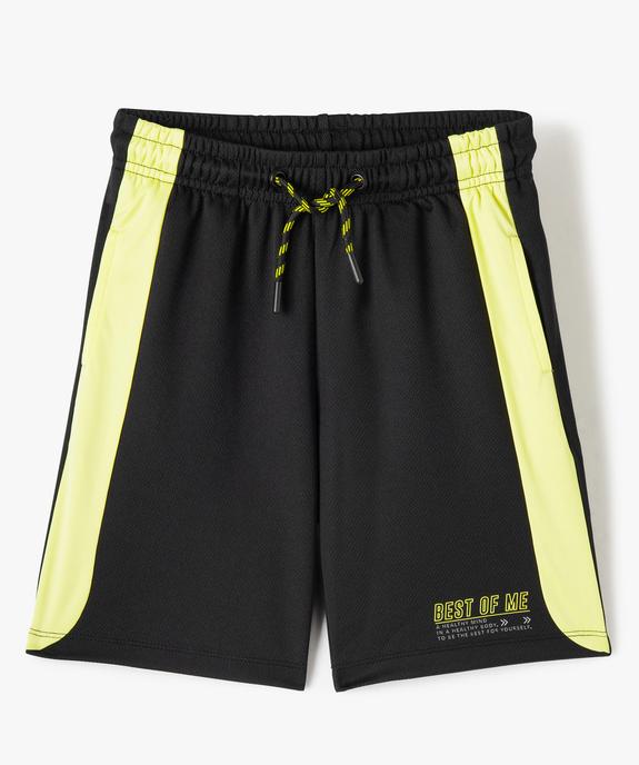 Bermuda garçon en maille légère à taille élastiquée vue1 - GEMO (ENFANT) - GEMO