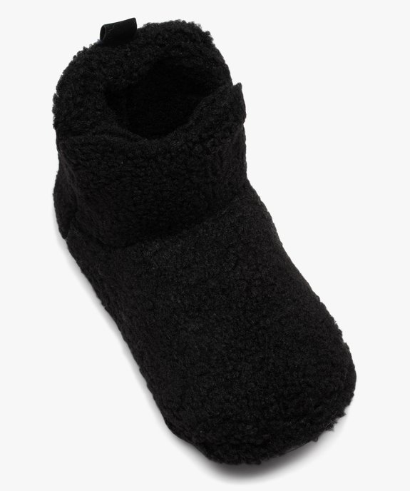 Chaussons homme boots unis en textile sherpa vue5 - GEMO(HOMWR HOM) - GEMO