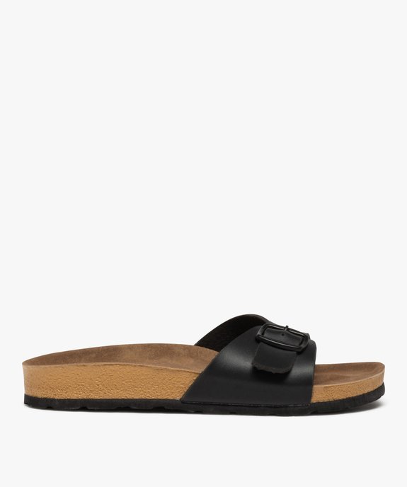 Mules femme plates à bride à boucle ajustable vue1 - GEMO (CASUAL) - GEMO