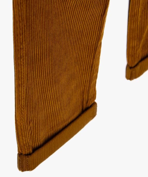 Pantalon en velours large garçon vue4 - GEMO (ENFANT) - GEMO