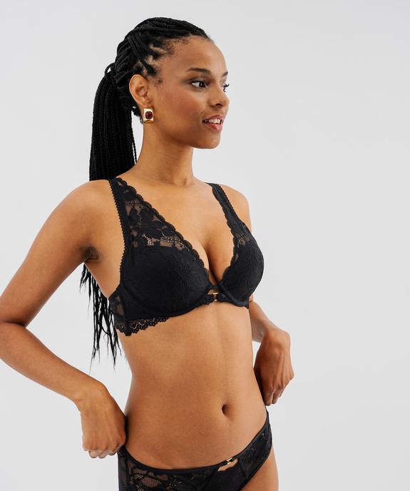 Soutien-gorge push-up à bretelles foulard femme vue2 - GEMO(HOMWR FEM) - GEMO