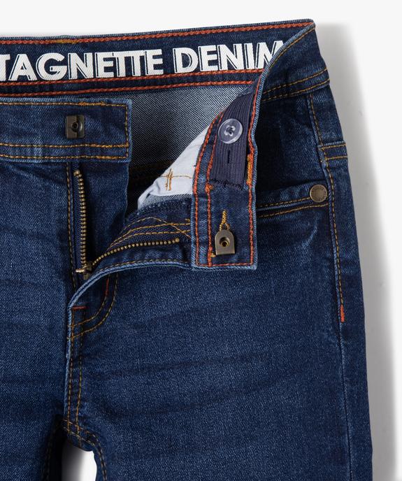 Jean Regular avec revers cousus garçon - LuluCastagnette vue2 - LULUCASTAGNETTE - GEMO