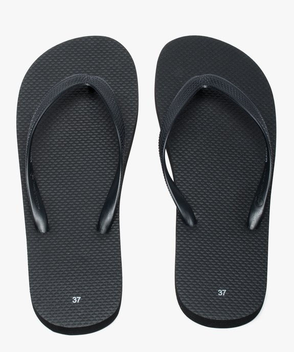 Tongs femme unies vue1 - GEMO (PLAGE) - GEMO