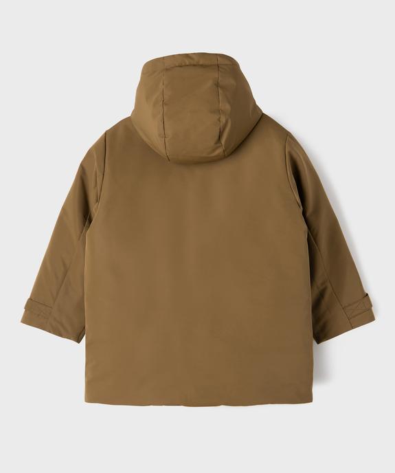 Parka à capuche avec doublure douillette garçon vue6 - GEMO 4G GARCON - GEMO