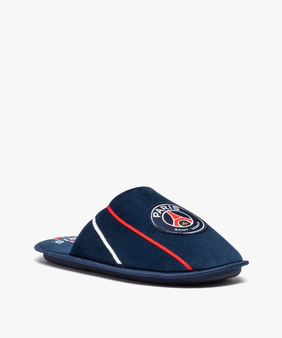 Chaussons homme en velours imprimés foot - Paris Saint Germain vue1 - PSG - GEMO