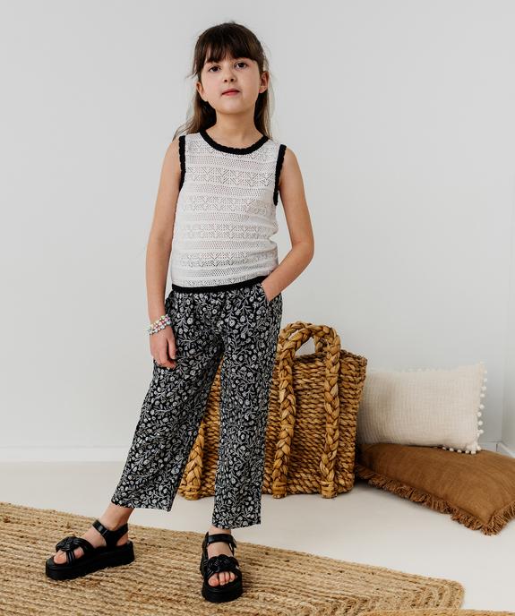 Débardeur en maille crochetée fille vue5 - GEMO (ENFANT) - GEMO