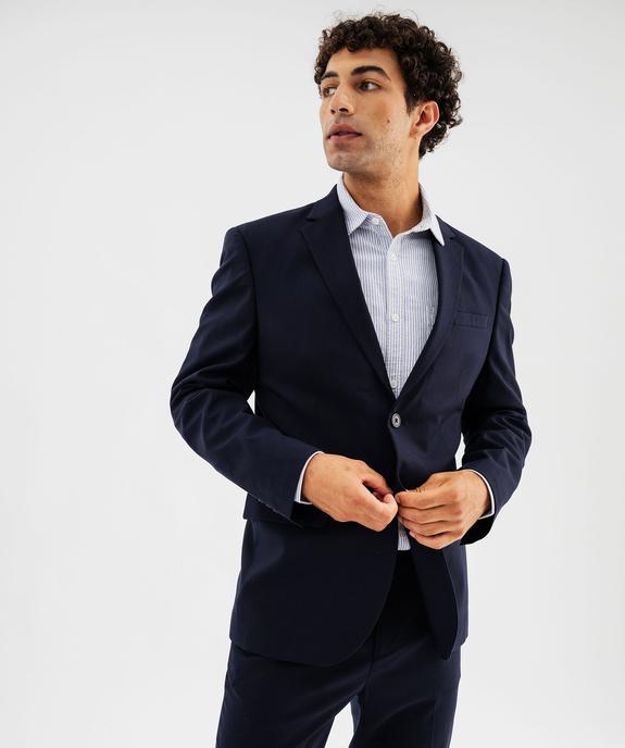 Veste de costume fermeture 2 boutons homme vue2 - GEMO 4G HOMME - GEMO