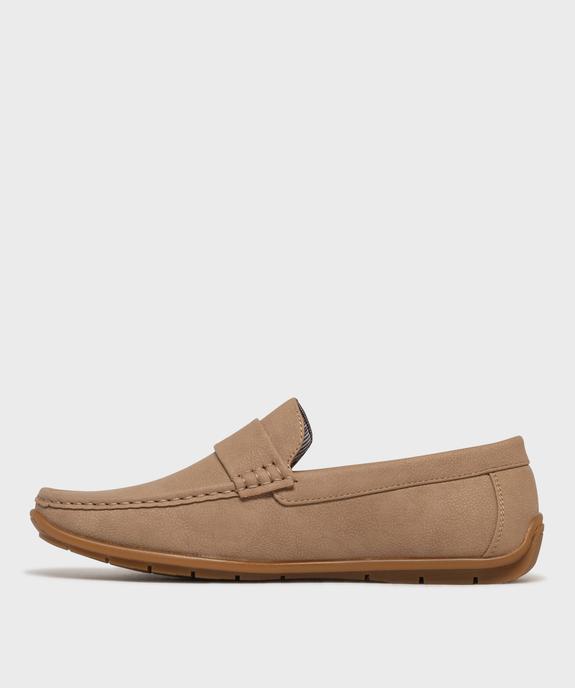 Mocassins avec semelle intérieure cuir homme - Urban Steps vue3 - URBAN STEPS - GEMO