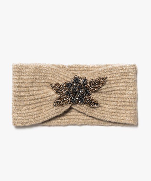 Bandeau cache-oreilles à perles brillantes femme vue1 - GEMO (ACCESS) - GEMO