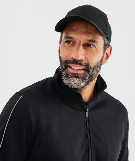 Sweat de sport zippé avec liserés réfléchissants homme vue2 - GEMO 4G HOMME - GEMO