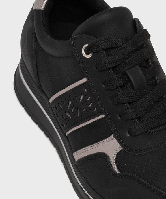 Baskets à lacets avec talon compensé femme - Valentina Baldano vue6 - VALENTINA BALDA - GEMO