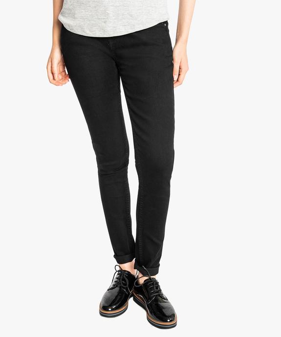Jean femme slim denim stretch taille normale vue1 - GEMO(FEMME PAP) - GEMO