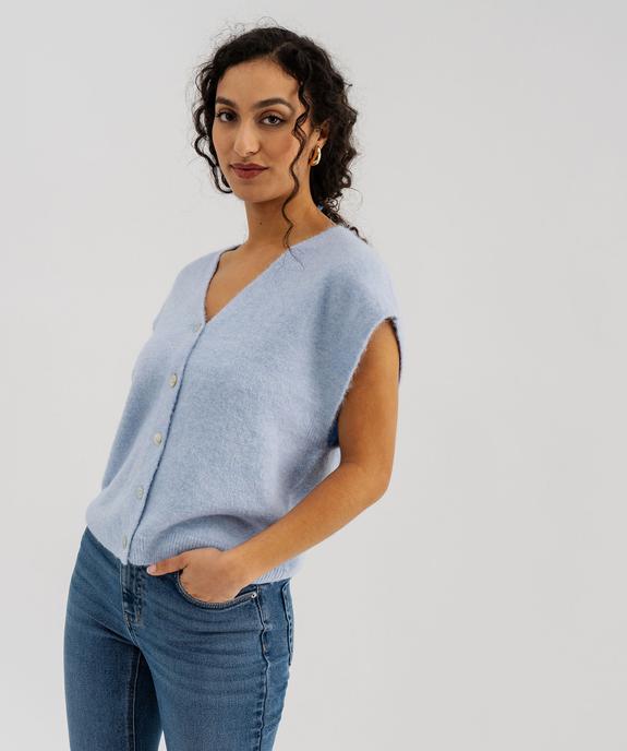 Gilet sans manches coupe oversize femme vue1 - GEMO(FEMME PAP) - GEMO