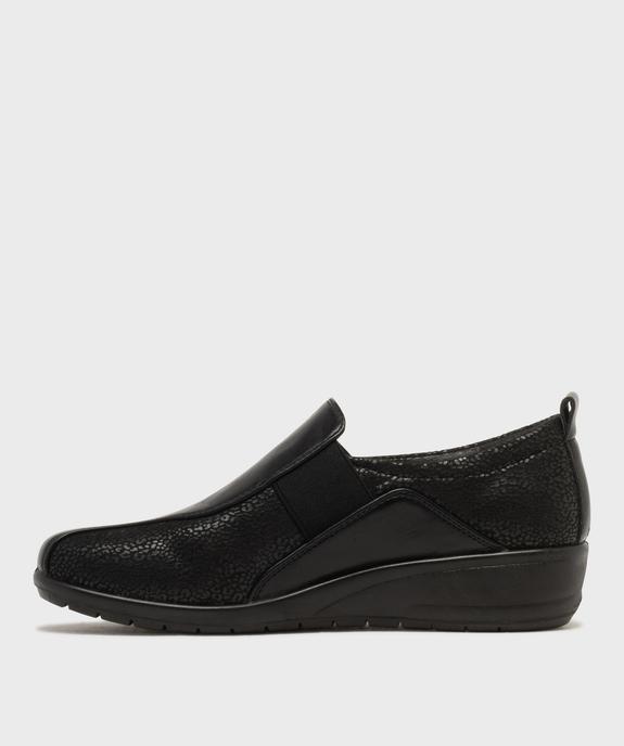 Mocassins confort à semelle intérieure cuir femme - G'Flex vue3 - G'FLEX - GEMO