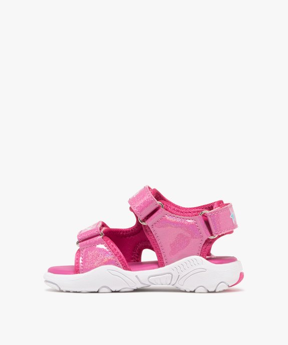 Sandales sport à semelle lumineuse bébé fille - La Pat'Patrouille vue3 - PAT PATROUILLE - GEMO