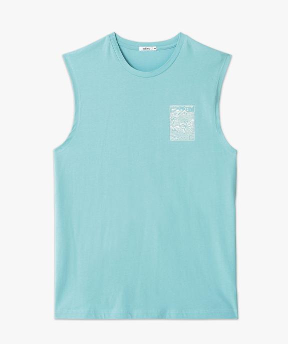 Débardeur large en coton homme vue4 - GEMO (HOMME) - GEMO