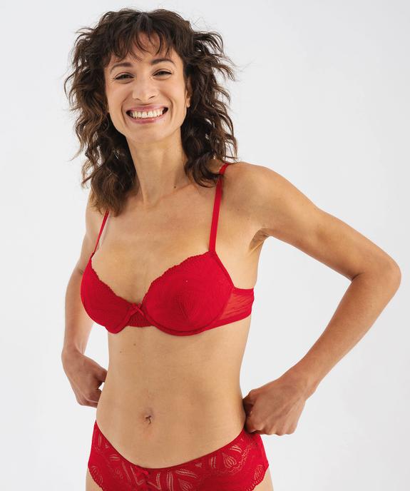 Soutien-gorge corbeille à armatures femme vue2 - GEMO(HOMWR FEM) - GEMO