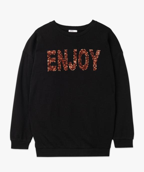 Sweat de maternité avec inscription en sequins brodés vue4 - GEMO (MATER) - GEMO