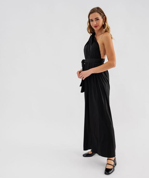 Combinaison pantalon multilook en maille fluide et brillante femme vue3 - GEMO(FEMME PAP) - GEMO