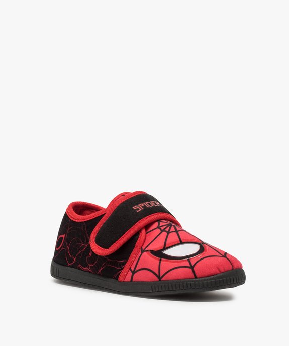 Chaussons garçon bicolores Spiderman à scratch vue2 - SPIDERMAN - GEMO