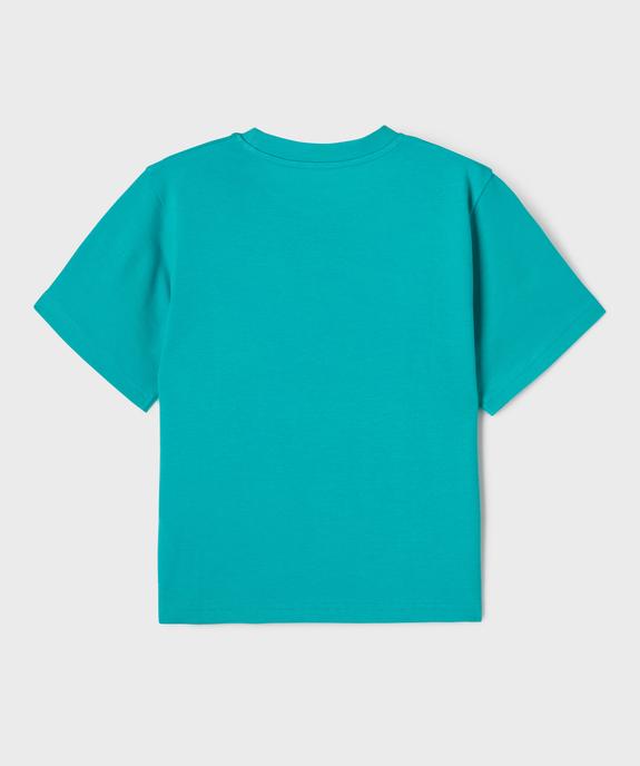 Tee-shirt manches courtes avec inscription Boston Team garçon vue3 - GEMO (ENFANT) - GEMO